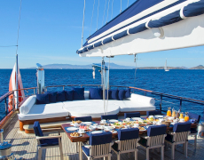 Luxury charter sailing yacht Clear Eyes cruising in Croatia, Turkey, Greece and Montenegro with Contact Yachts