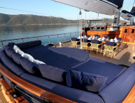 Luxury charter sailing yacht Clear Eyes cruising in Croatia, Turkey, Greece and Montenegro with Contact Yachts