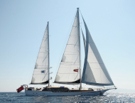 Luxury charter sailing yacht Clear Eyes cruising in Croatia, Turkey, Greece and Montenegro with Contact Yachts
