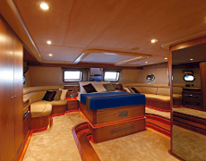 Luxury charter sailing yacht Miss B cruising in Turkey and Greece  with Contact Yachts