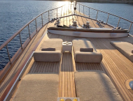 Luxury charter sailing yacht Miss B cruising in Turkey and Greece  with Contact Yachts