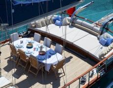 Luxury charter gulet yacht BLUE HEAVEN sailing in Greece and Turkey with Contact Yachts_6