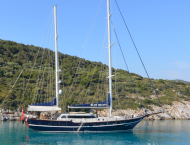 Luxury charter gulet yacht BLUE HEAVEN sailing in Greece and Turkey with Contact Yachts_1