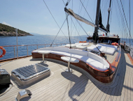 Luxury charter gulet yacht Kaya Guneri Plus for rent in Greece and Turkey