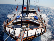 Luxury gulet yacht ATALANTE for rent in Turkey and Greece with Contact Yachts