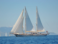 Luxury charter gulet yacht CANER IV sailing in Greece and Turkey with Contact Yachts_1