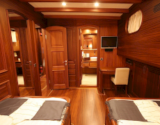 Luxury charter gulet yacht CANER IV sailing in Greece and Turkey with Contact Yachts_24