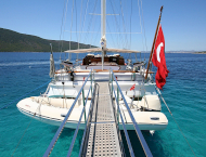 Luxury charter gulet yacht CANER IV sailing in Greece and Turkey with Contact Yachts_6