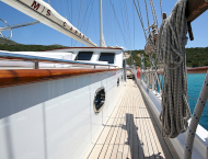 Luxury charter gulet yacht CANER IV sailing in Greece and Turkey with Contact Yachts_8