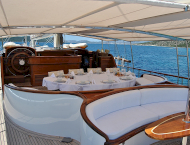 Luxury charter gulet yacht CANER IV sailing in Greece and Turkey with Contact Yachts_9