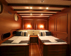 Luxury charter gulet yacht CANER IV sailing in Greece and Turkey with Contact Yachts_23