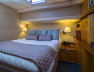 Luxury catamaran yacht AKASHA cruising in Caribbean with Contact Yachts