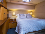 Luxury catamaran yacht AKASHA cruising in Caribbean with Contact Yachts