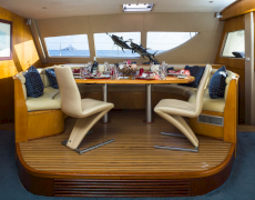 Luxury catamaran yacht AKASHA cruising in Caribbean with Contact Yachts