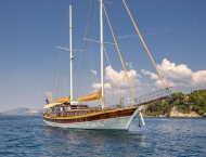 Luxury charter gulet yacht ANGELICA sailing in Croatia with Contact Yachts_3