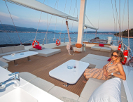 Luxury gulet yacht NAVILUX for charters in Croatia and Montenegro with Contact Yachts