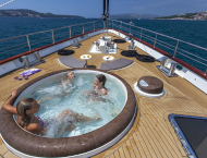 Luxury gulet yacht NAVILUX for charters in Croatia and Montenegro with Contact Yachts