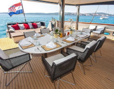 Luxury gulet yacht NAVILUX for charters in Croatia and Montenegro with Contact Yachts