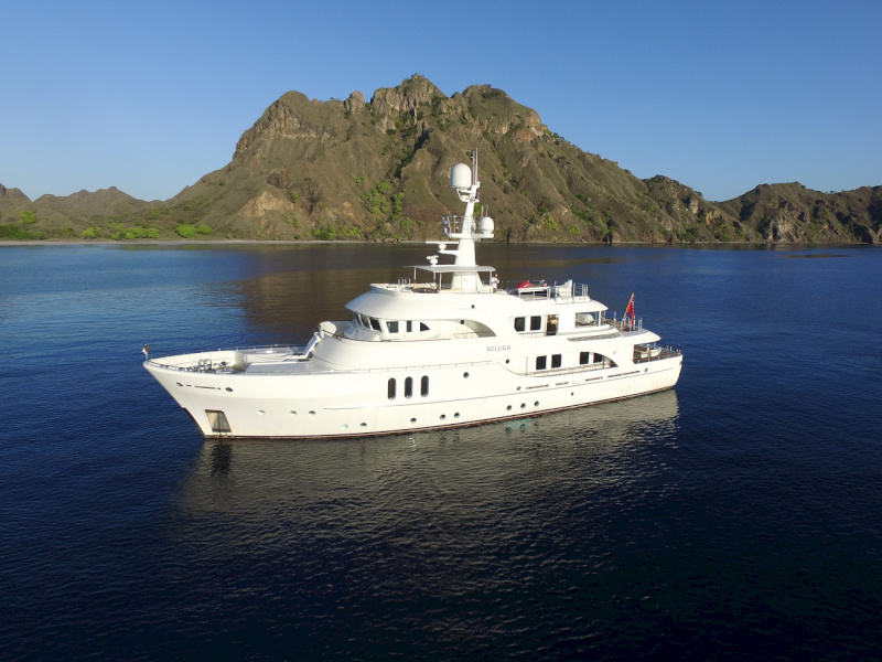 Luxury charter yacht BELUGA offered for cruise in Australia and Pacific islands by yachting agency Contact Yachts Australia