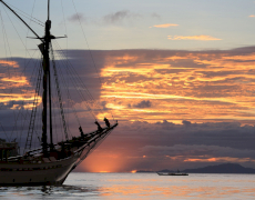 Luxury yacht charter vacation in Bali, Indonesia with a yacht Silolona
