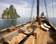 Luxury yacht charter vacation in Bali, Indonesia with a yacht Silolona