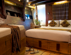 Luxury yacht charter vacation in Bali, Indonesia with a yacht Silolona