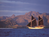 Luxury yacht charter vacation in Bali, Indonesia with a yacht Silolona