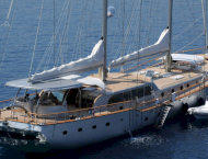 Luxury charter sailing yacht SILVER MOON cruising in Turkey and Greece with Contact Yachts