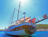 CEVRI HASAN IV luxury gulet yacht for rent in Turkey (Bodrum, Marmaris, Fethiye) with Contact Yachts