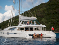 Luxury catamaran yacht TRANQUILITY for rent in the Caribbean Islands with Contact Yachts