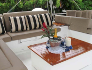 Luxury catamaran yacht COPPER PENNY cruising in Caribbean with Contact Yachts