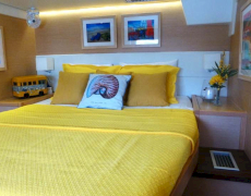 Luxury catamaran yacht COPPER PENNY cruising in Caribbean with Contact Yachts