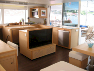 Luxury catamaran yacht COPPER PENNY cruising in Caribbean with Contact Yachts