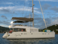 Luxury catamaran yacht COPPER PENNY cruising in Caribbean with Contact Yachts