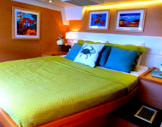 Luxury catamaran yacht COPPER PENNY cruising in Caribbean with Contact Yachts