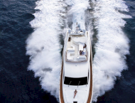 Luxury motor yacht DAY OFF cruising in Greece with Contact Yachts