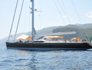 Luxury sailing yacht FARANDWIDE for rent in Croatia, Greece and Italy with Contact Yachts