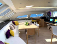 Catamaran NAMASTE French Polynesia crewed yacht charter