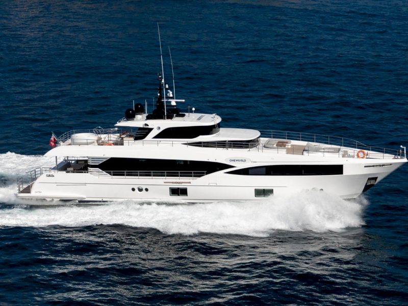 Yacht hire Sydney ONEWORLD Luxury motor yacht for rent